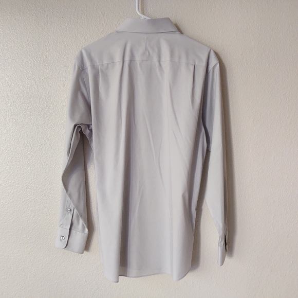 MURANO | Solid Gray Dress Shirt - Picture 2 of 3